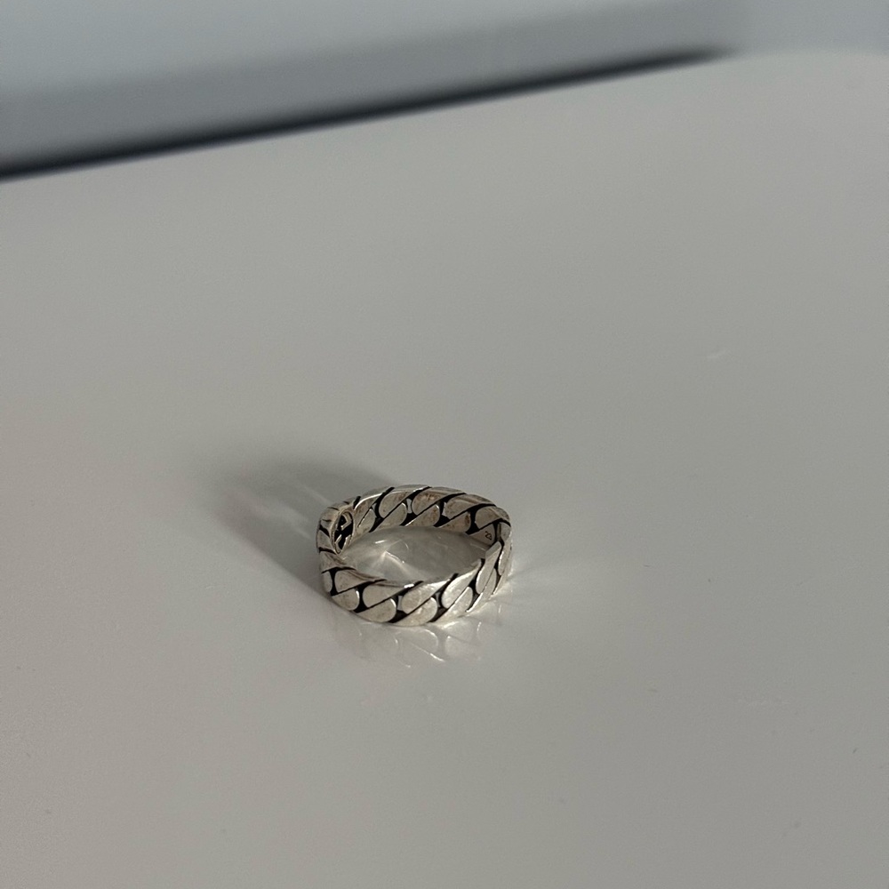 Gucci Silver Chain-Link Ring - Picture 3 of 4